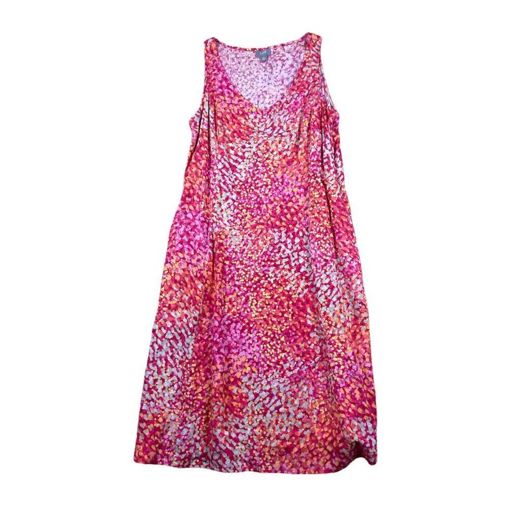 J Jill Size 6 Petite Sleeveless Casual Knee Length Dress